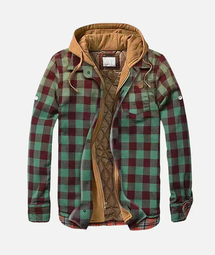 Stefan | Karierte Patchwork-Jacke