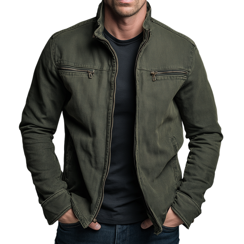 Andreas | Vintage-Field-Jacke im Militärstil