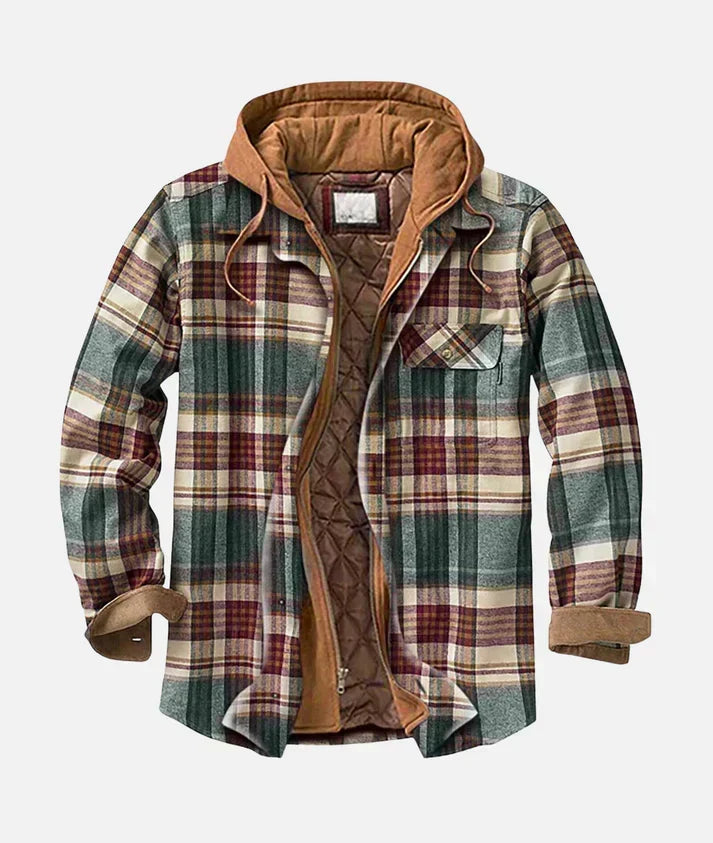 Stefan | Karierte Patchwork-Jacke