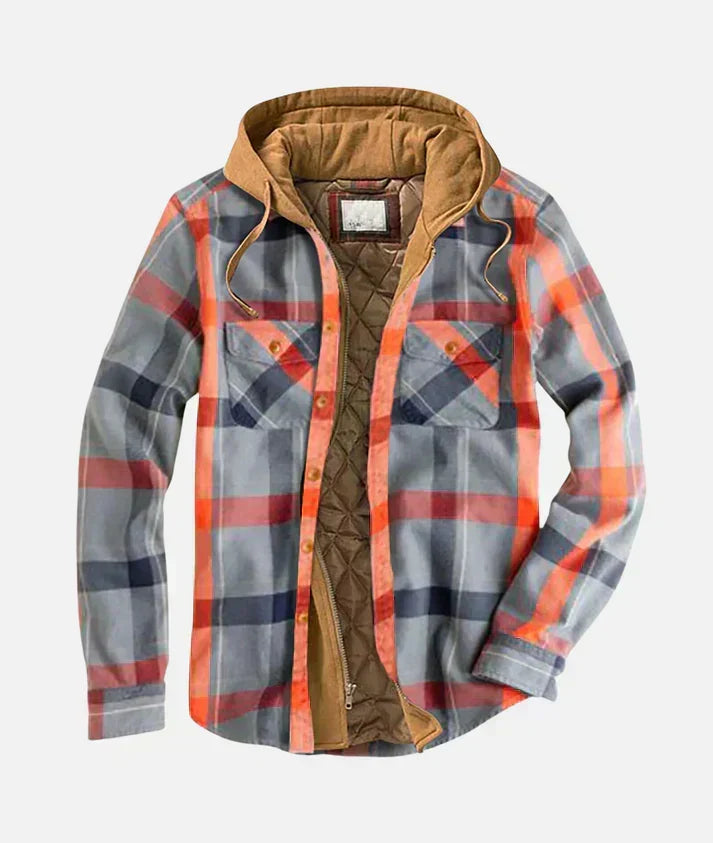 Stefan | Karierte Patchwork-Jacke