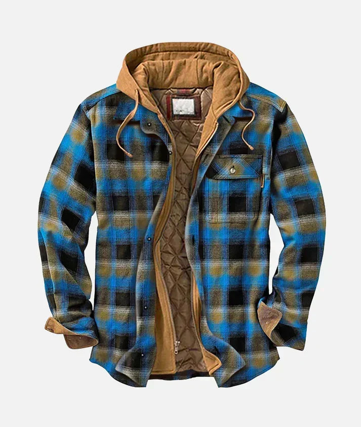 Stefan | Karierte Patchwork-Jacke