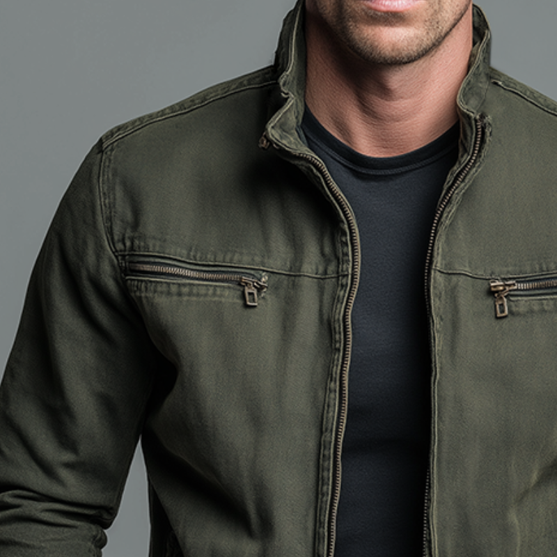 Andreas | Vintage-Field-Jacke im Militärstil