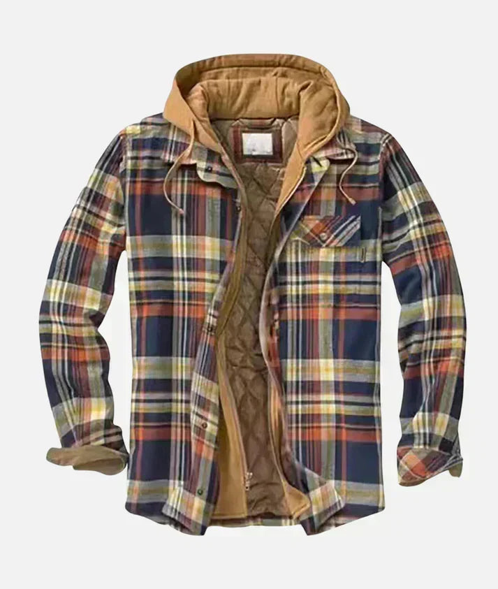Stefan | Karierte Patchwork-Jacke