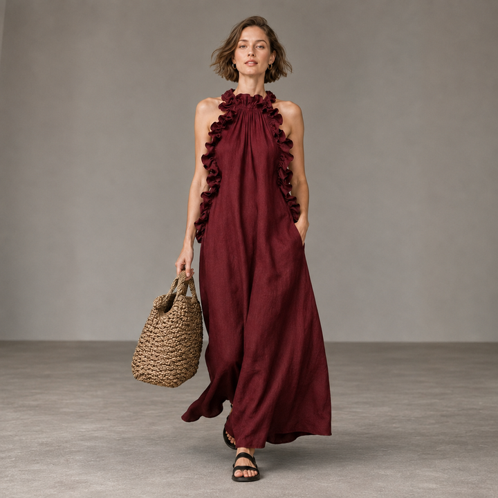 Hina | Maxikleid mit Taschen