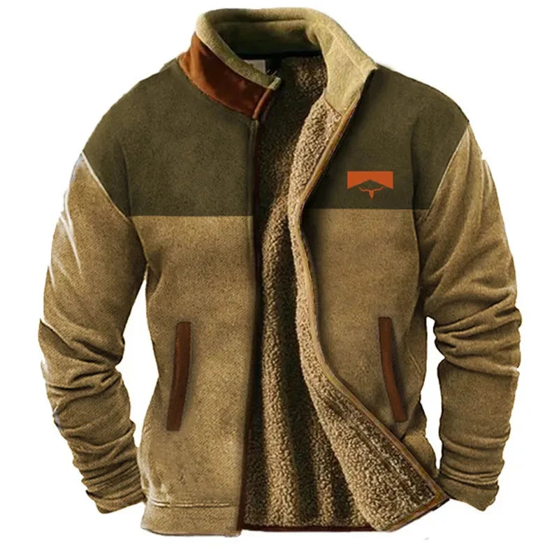 Erwin | Colorblock-Fleecejacke