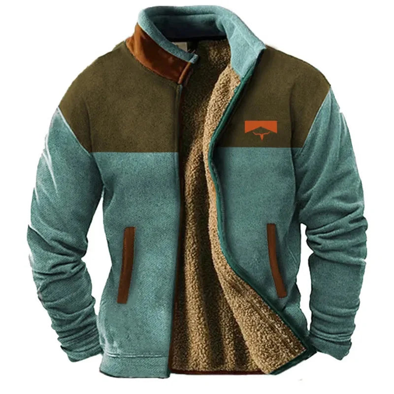 Erwin | Colorblock-Fleecejacke