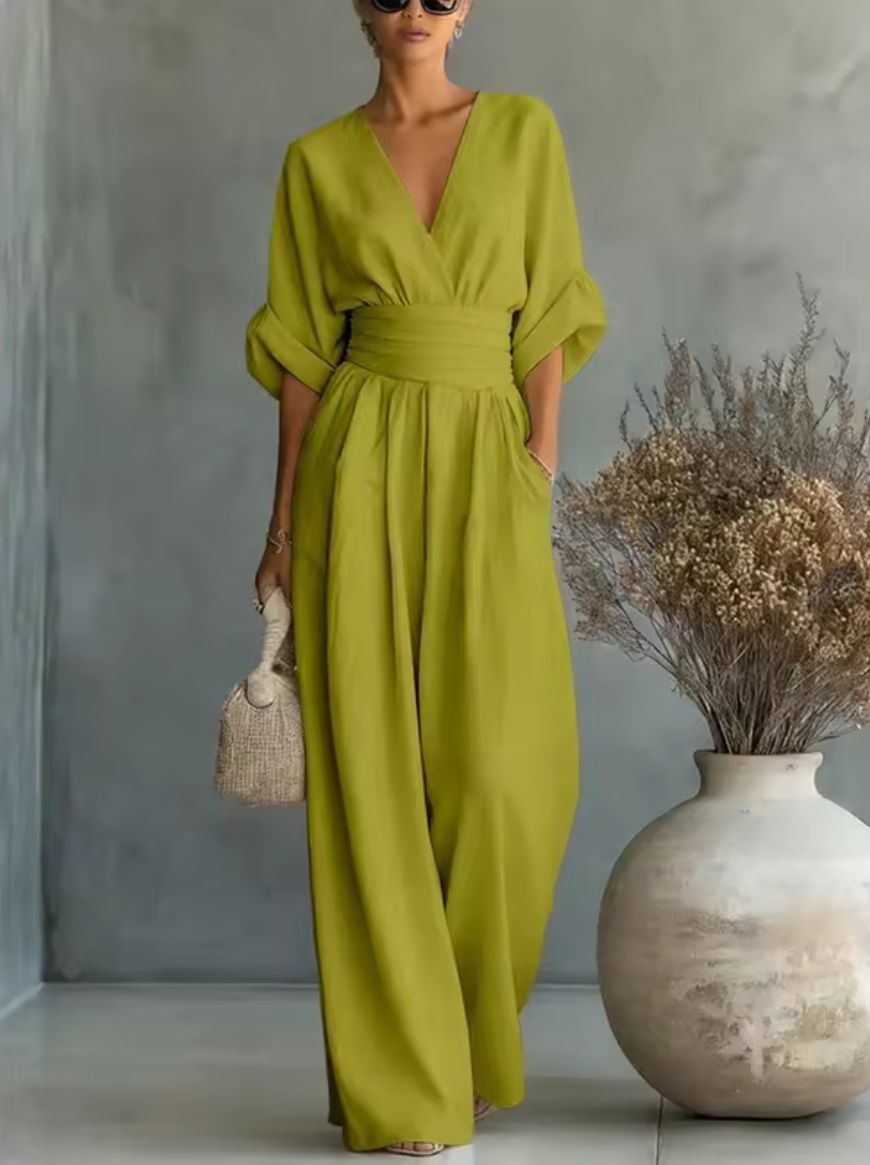 Sabine | Eleganter Jumpsuit mit weitem Bein
