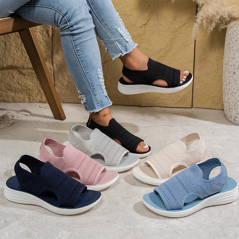 Yuna | Leichte Plateau-Sandalen für Damen
