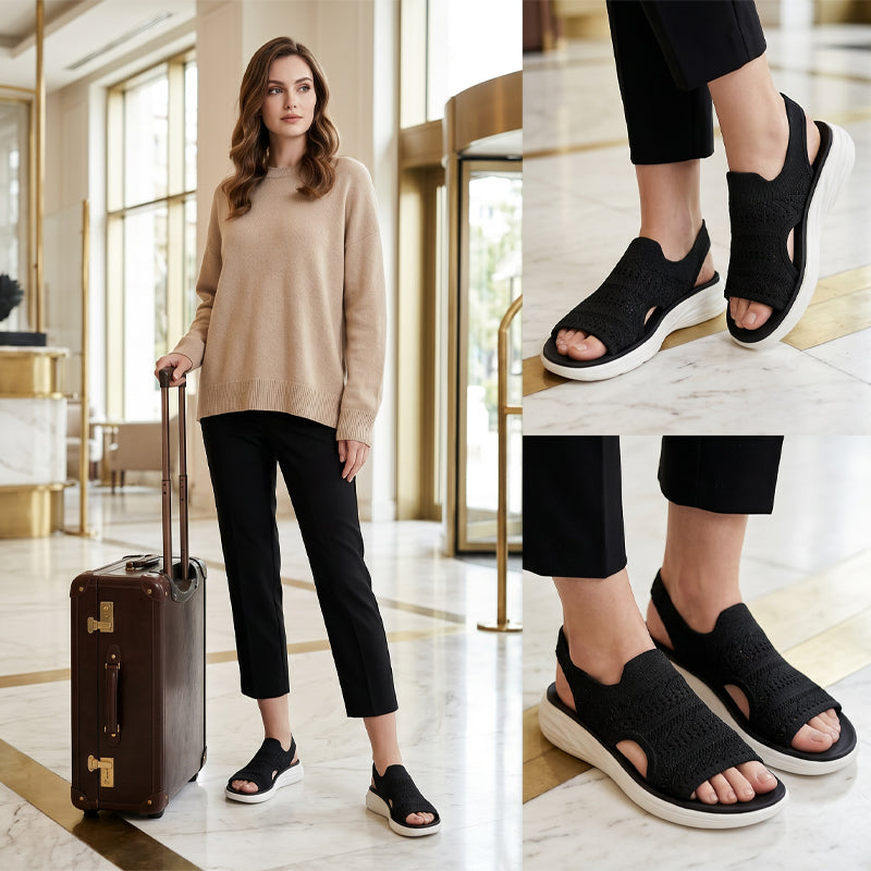 Yuna | Leichte Plateau-Sandalen für Damen