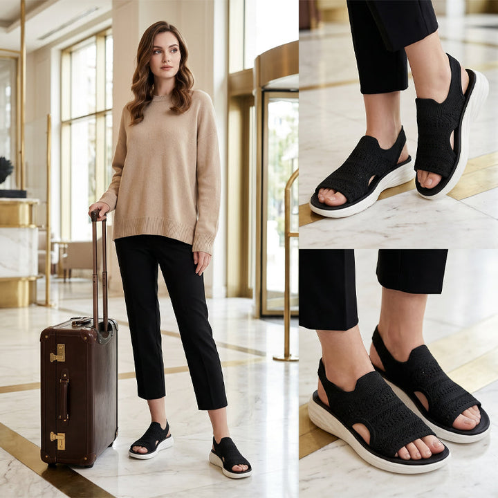 Yuna | Leichte Plateau-Sandalen für Damen