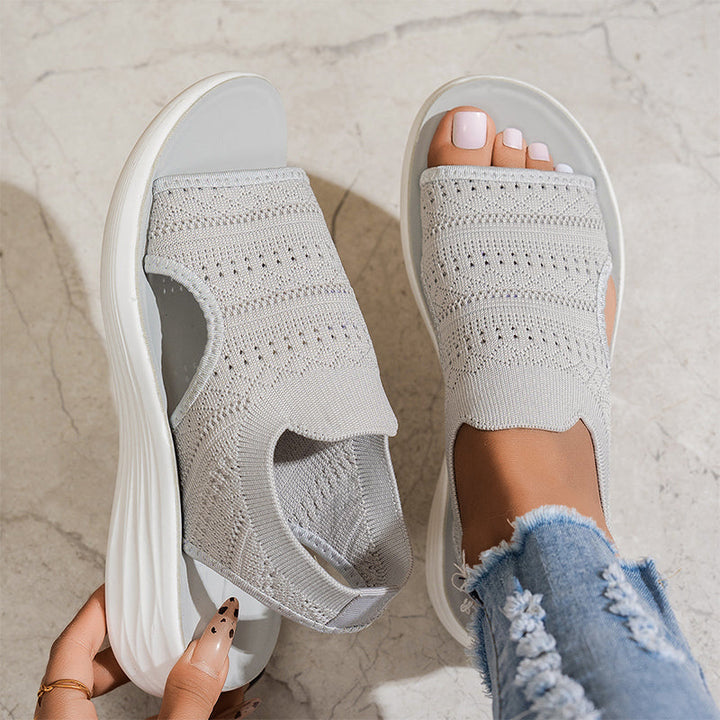 Yuna | Leichte Plateau-Sandalen für Damen