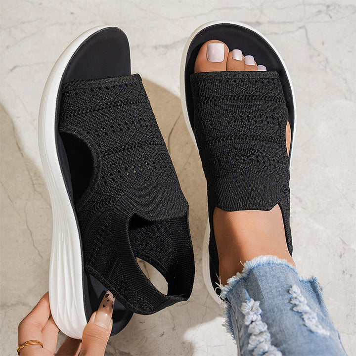 Yuna | Leichte Plateau-Sandalen für Damen