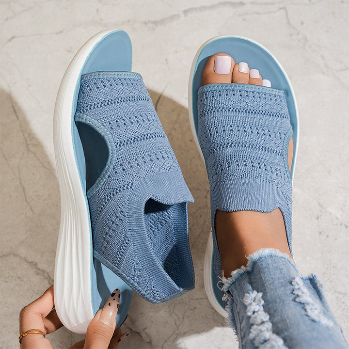 Yuna | Leichte Plateau-Sandalen für Damen