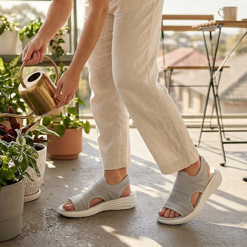 Yuna | Leichte Plateau-Sandalen für Damen
