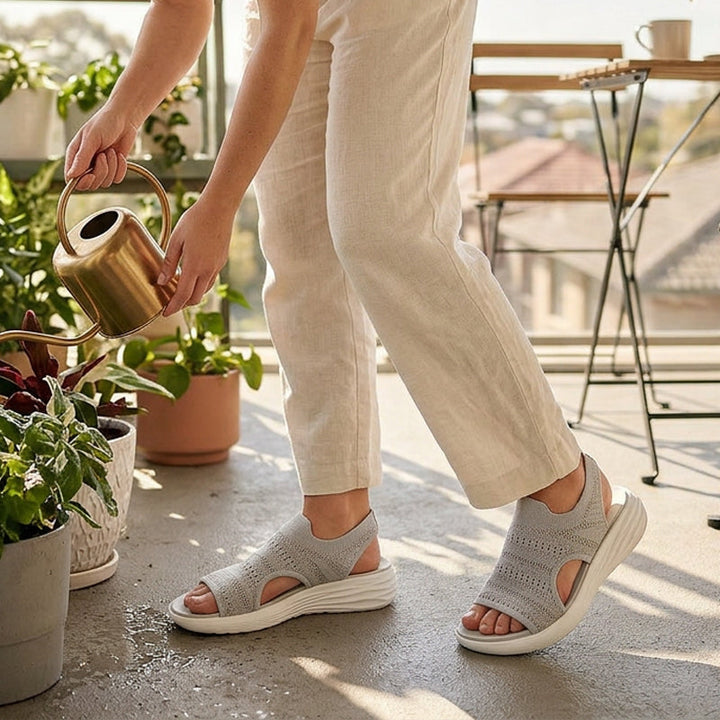 Yuna | Leichte Plateau-Sandalen für Damen