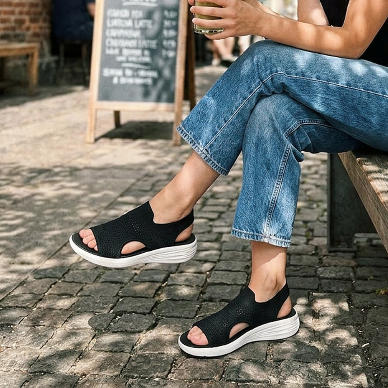Yuna | Leichte Plateau-Sandalen für Damen